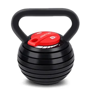 18kg Adjustable Kettlebell Quick-Lock Durable Design Powertrain