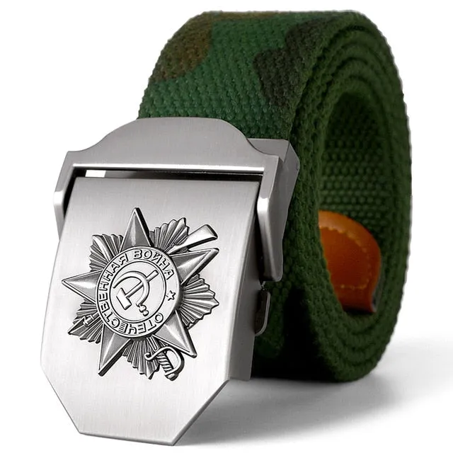 3D Great Soviet Patriotic War Memorial Canvas Belt