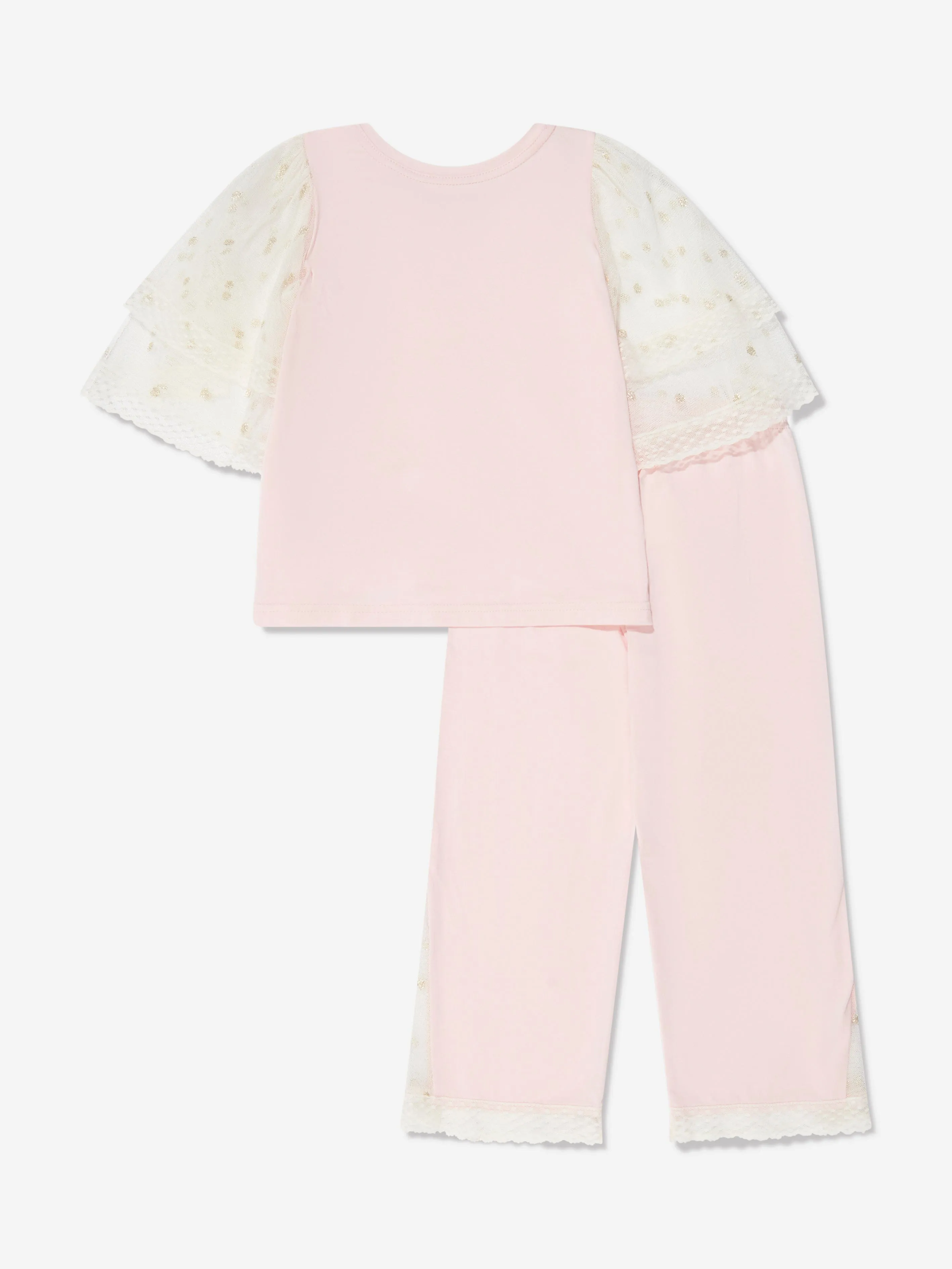 Amiki Children Girls Arina Pyjama Set in Pink