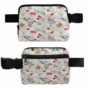 Australian Animals, Koala Cockatoo and Sugar Glider  Belt Bag