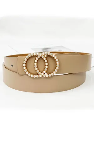 BEADED DOUBLE RING STYLISH FASHION BELT