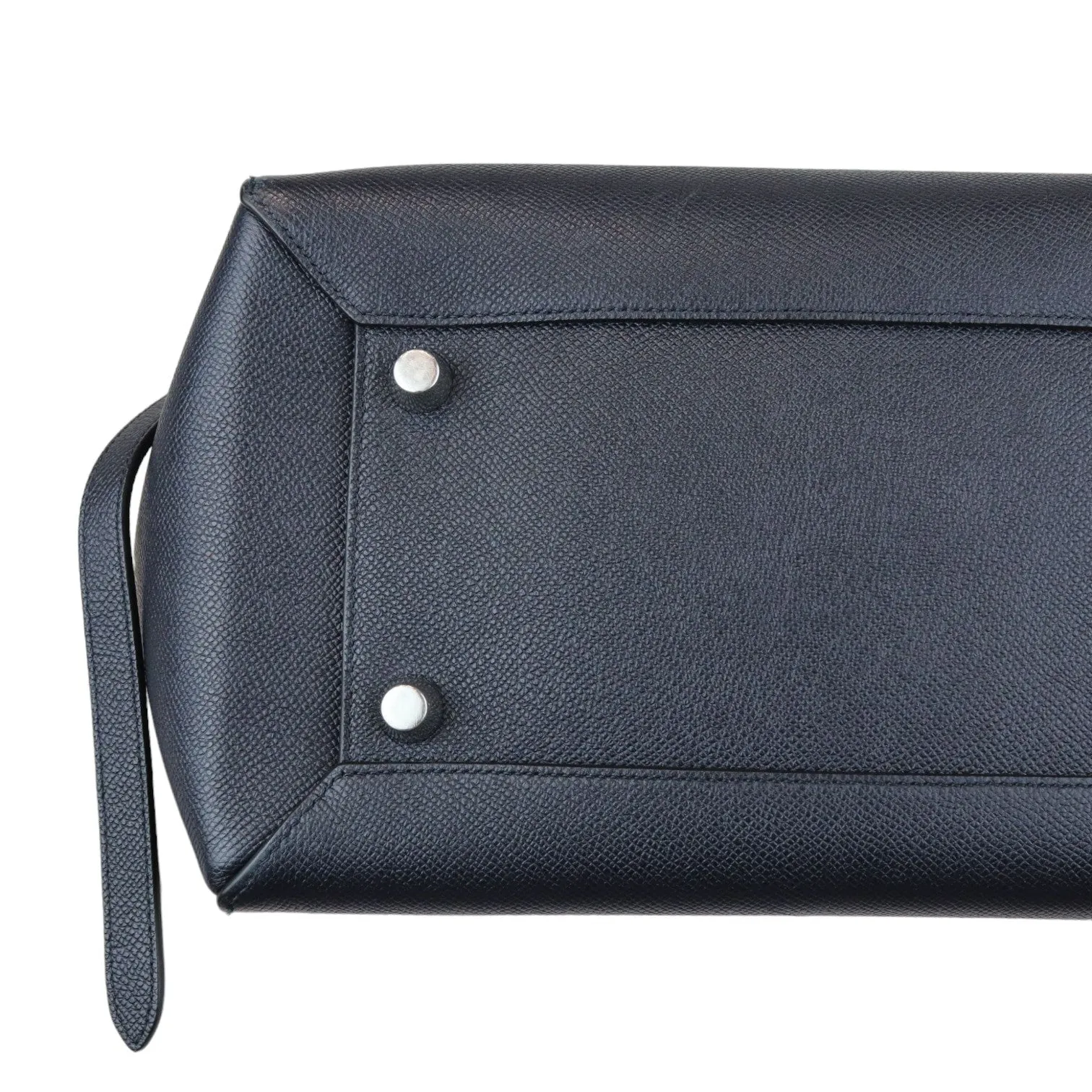 Belt Bag Micro Grained Calfskin Navy Blue SHW