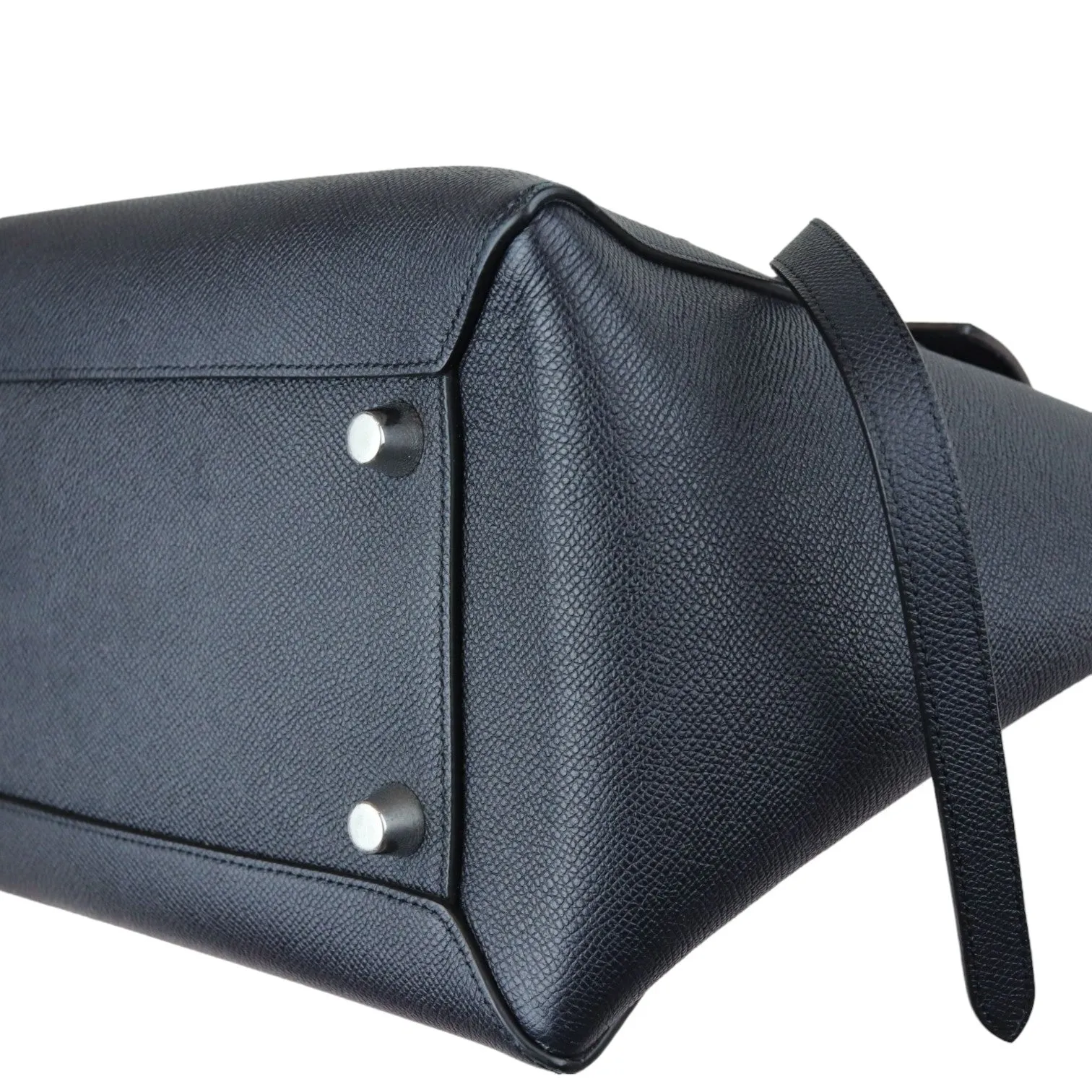 Belt Bag Micro Grained Calfskin Navy Blue SHW