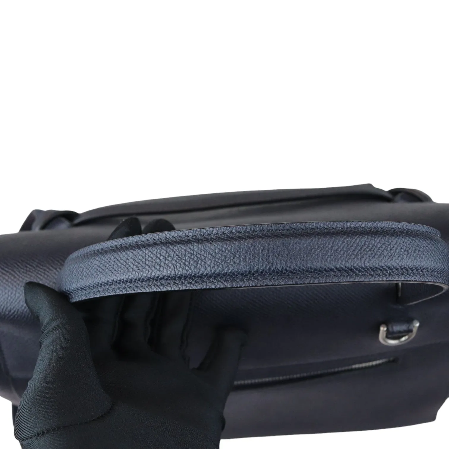 Belt Bag Micro Grained Calfskin Navy Blue SHW