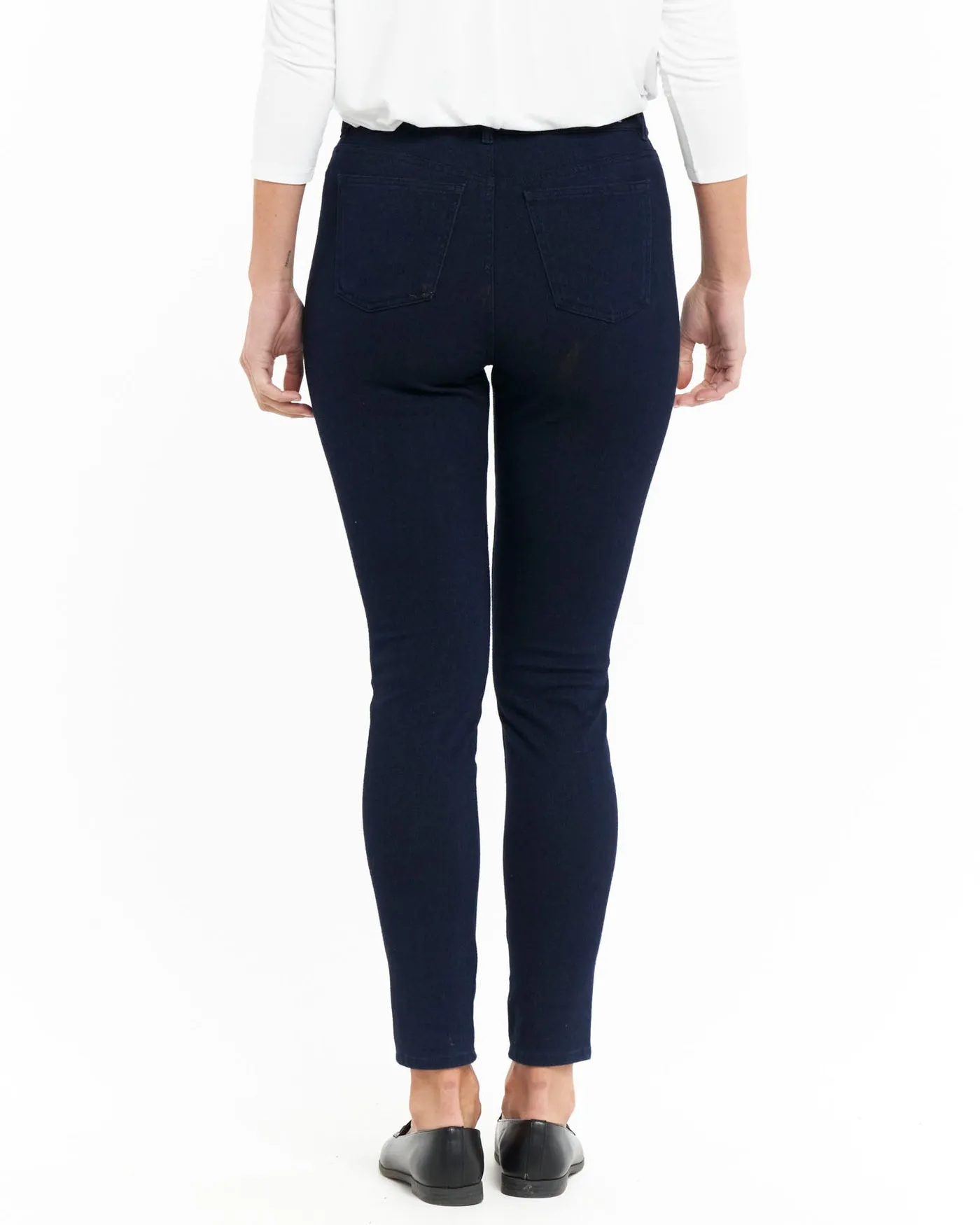 Betty Basics Stanford Stretch Denim Jegging Dark Blue