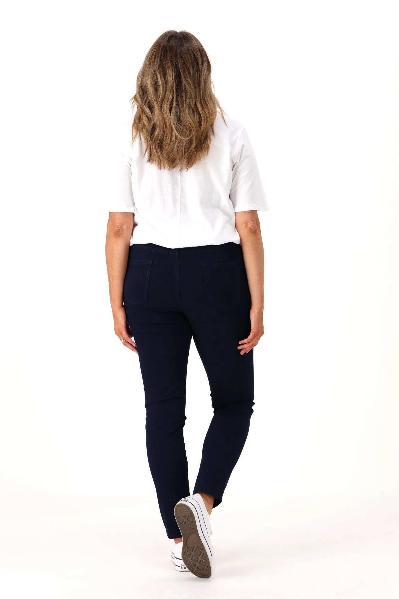 Betty Basics Stanford Stretch Denim Jegging Dark Blue