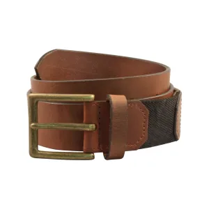 Bison Designs Box Canyon™ Comfort Belt Cognac Gold Buckle 38mm (Men's)