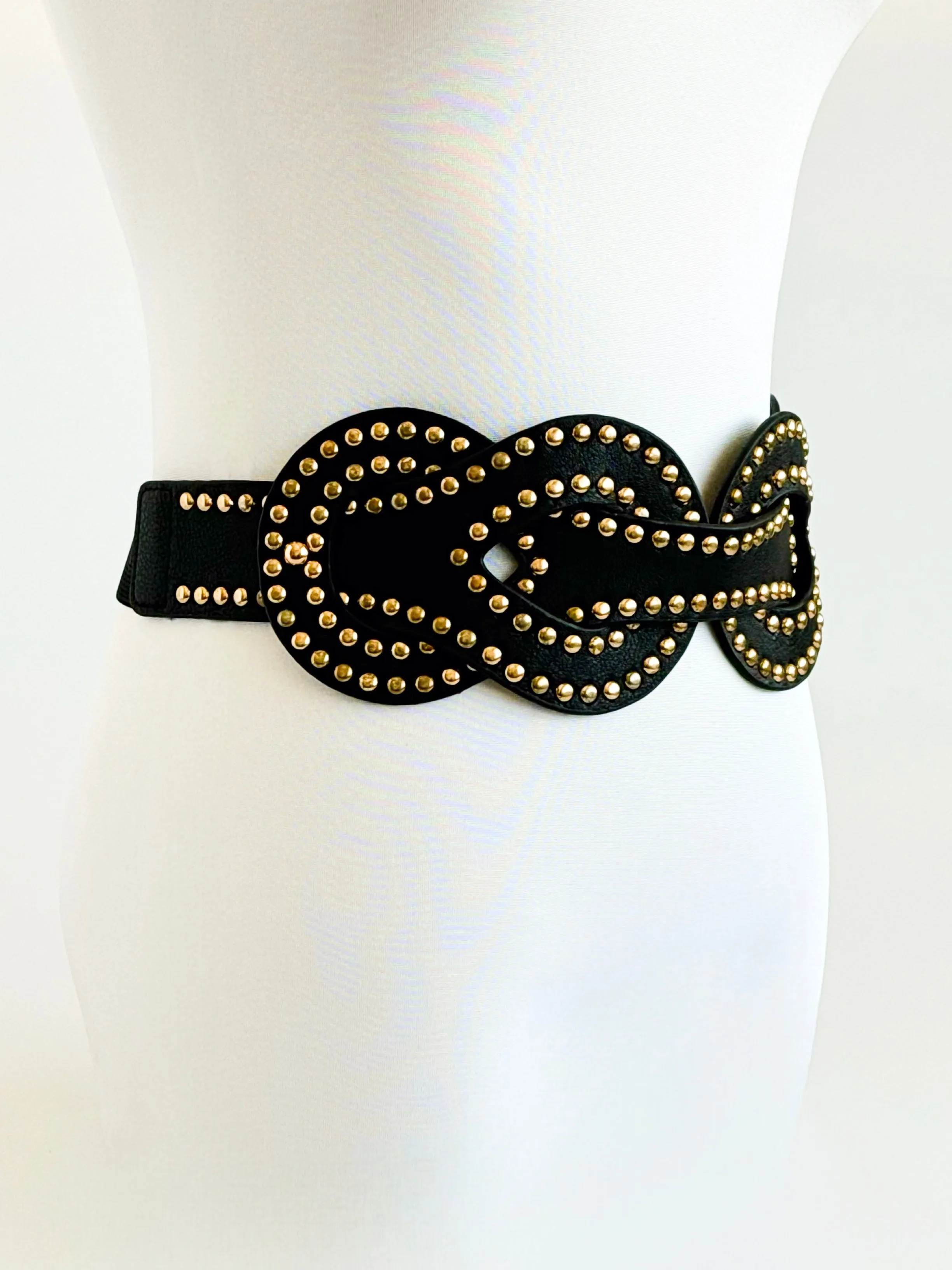 Bold Knot Statement Belt - Gold