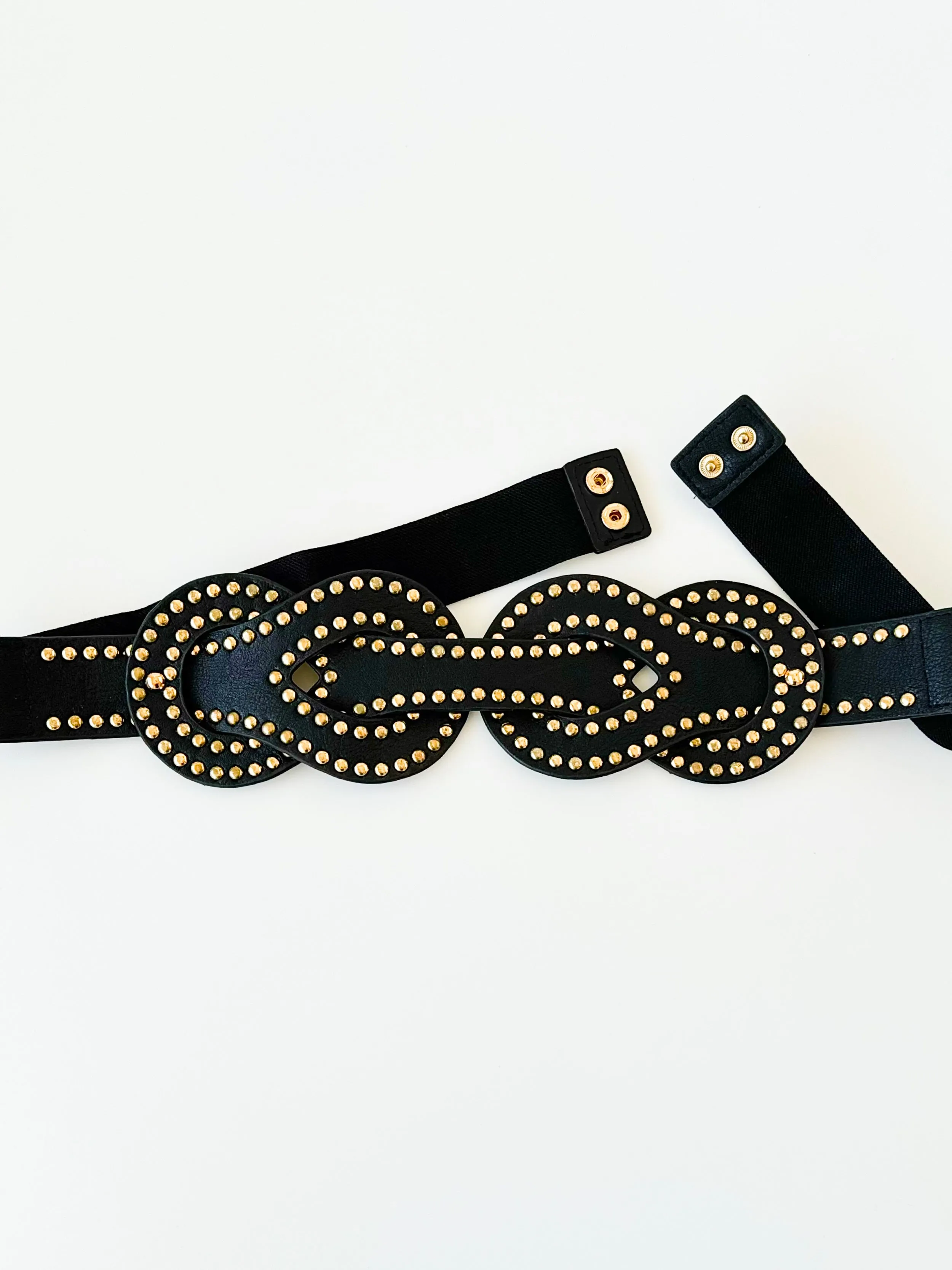 Bold Knot Statement Belt - Gold