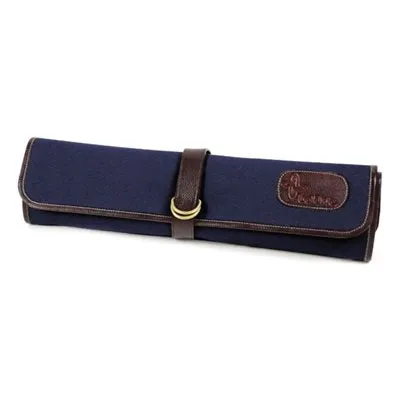 Boldric 7 Pocket Canvas Knife Roll, Navy