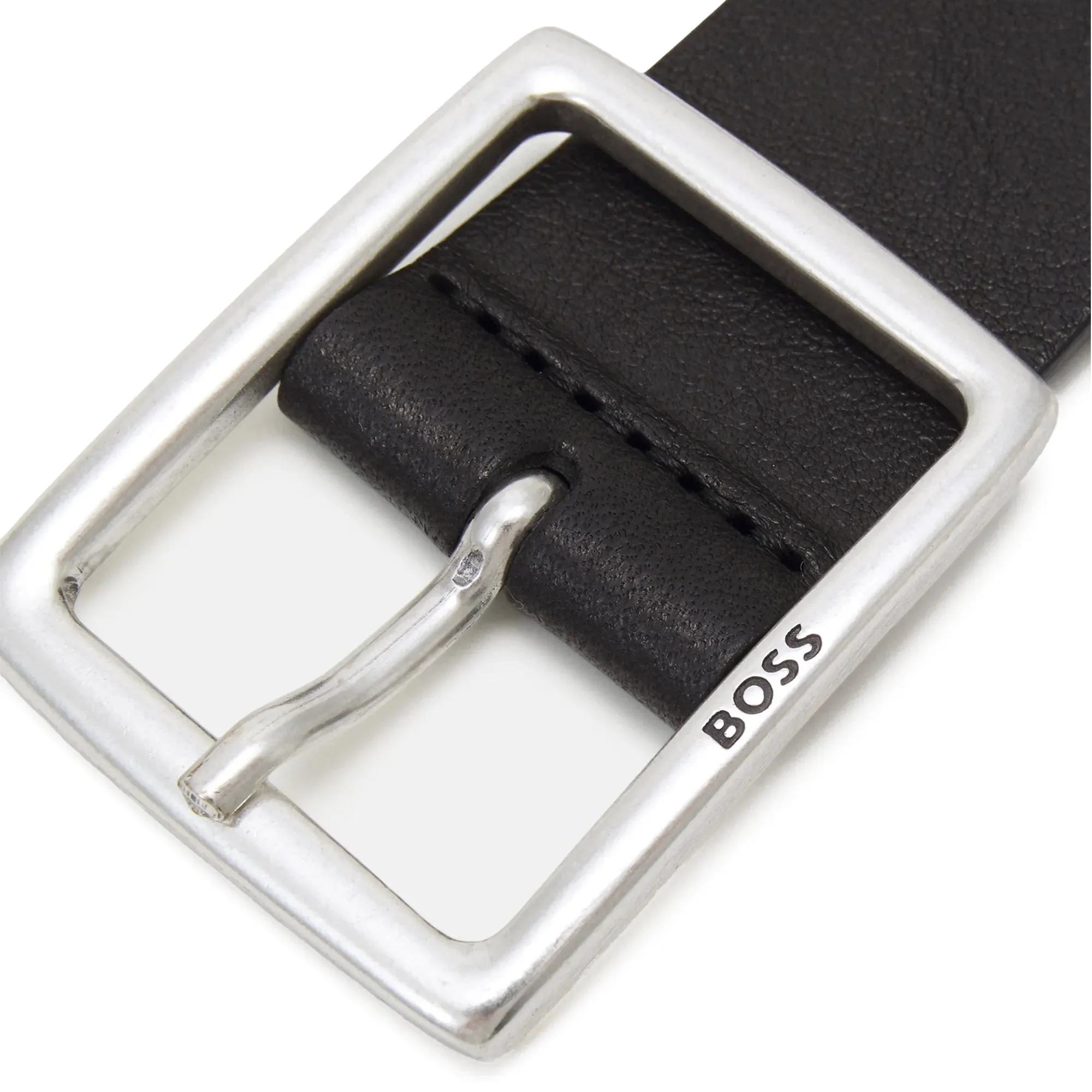 Boss Rudolf Cvb Leather Belt - Black