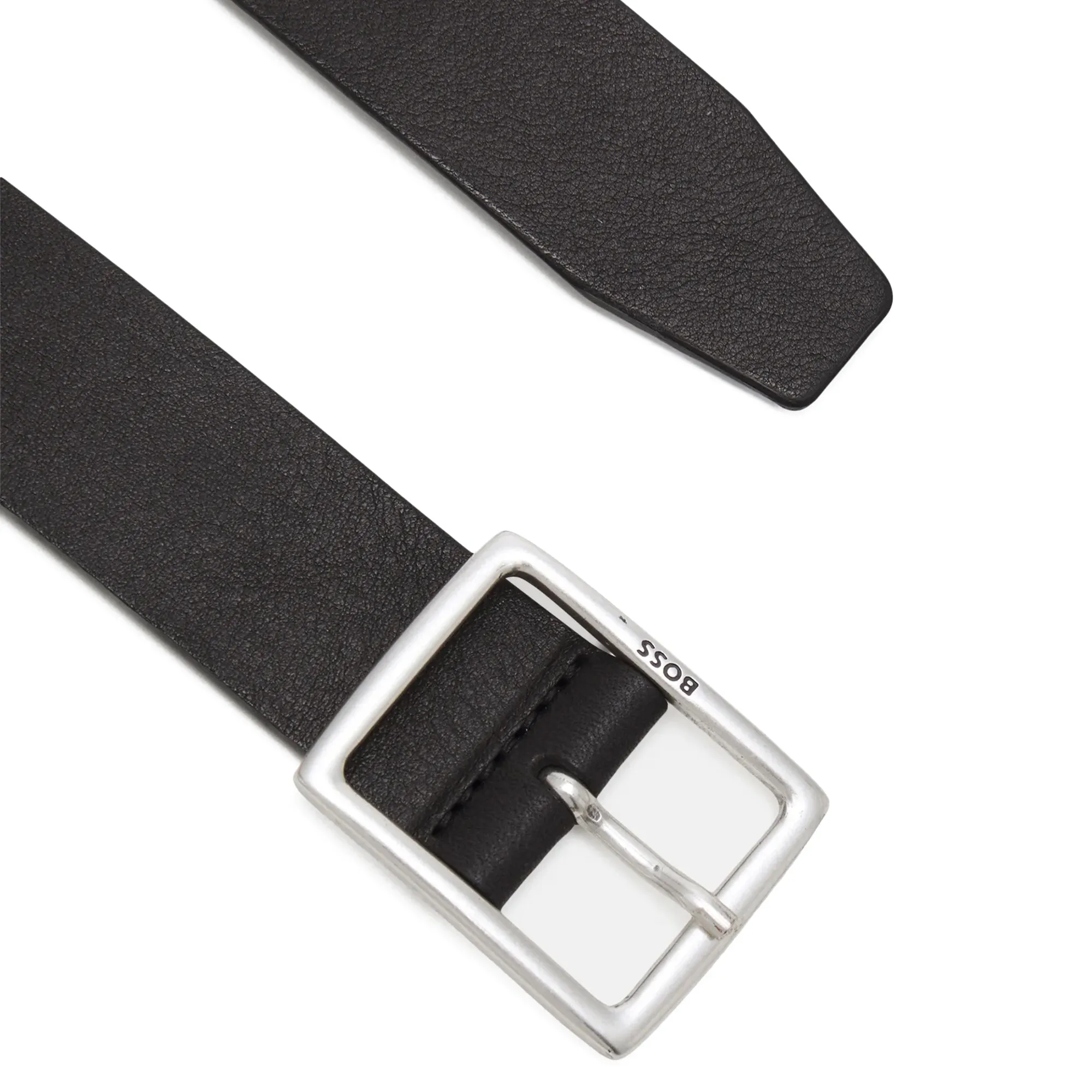 Boss Rudolf Cvb Leather Belt - Black