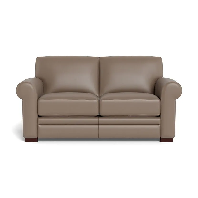 Brooks Leather Loveseat