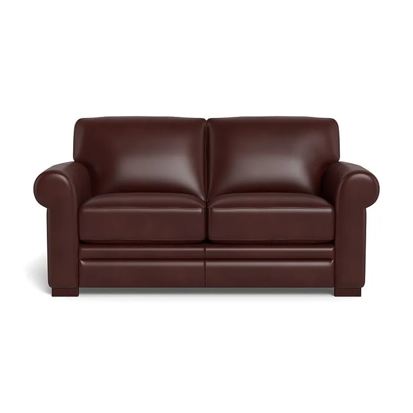 Brooks Leather Loveseat