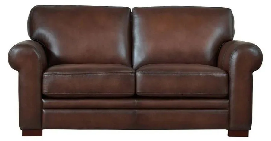 Brooks Leather Loveseat