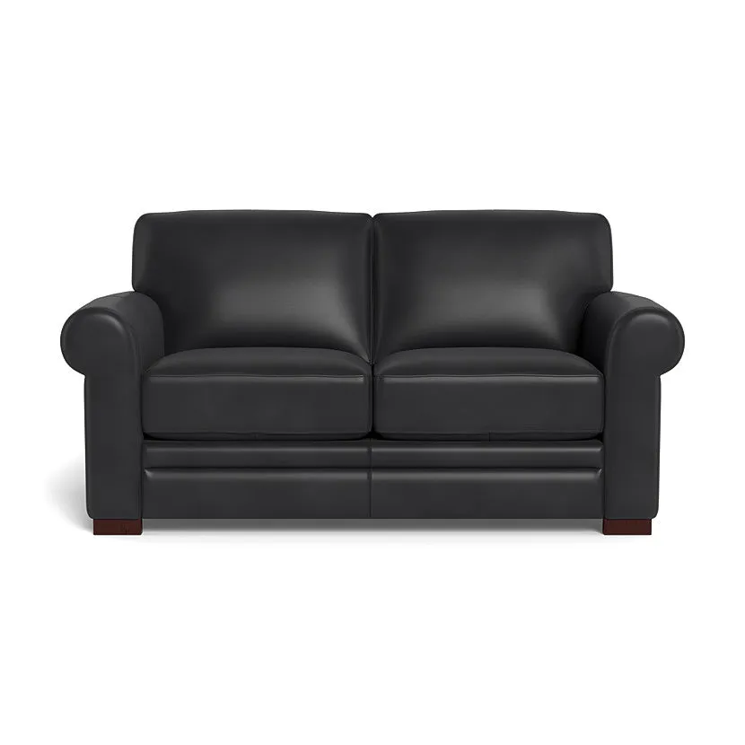 Brooks Leather Loveseat