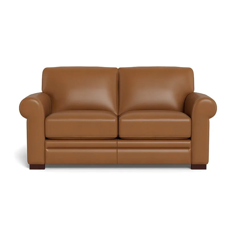 Brooks Leather Loveseat