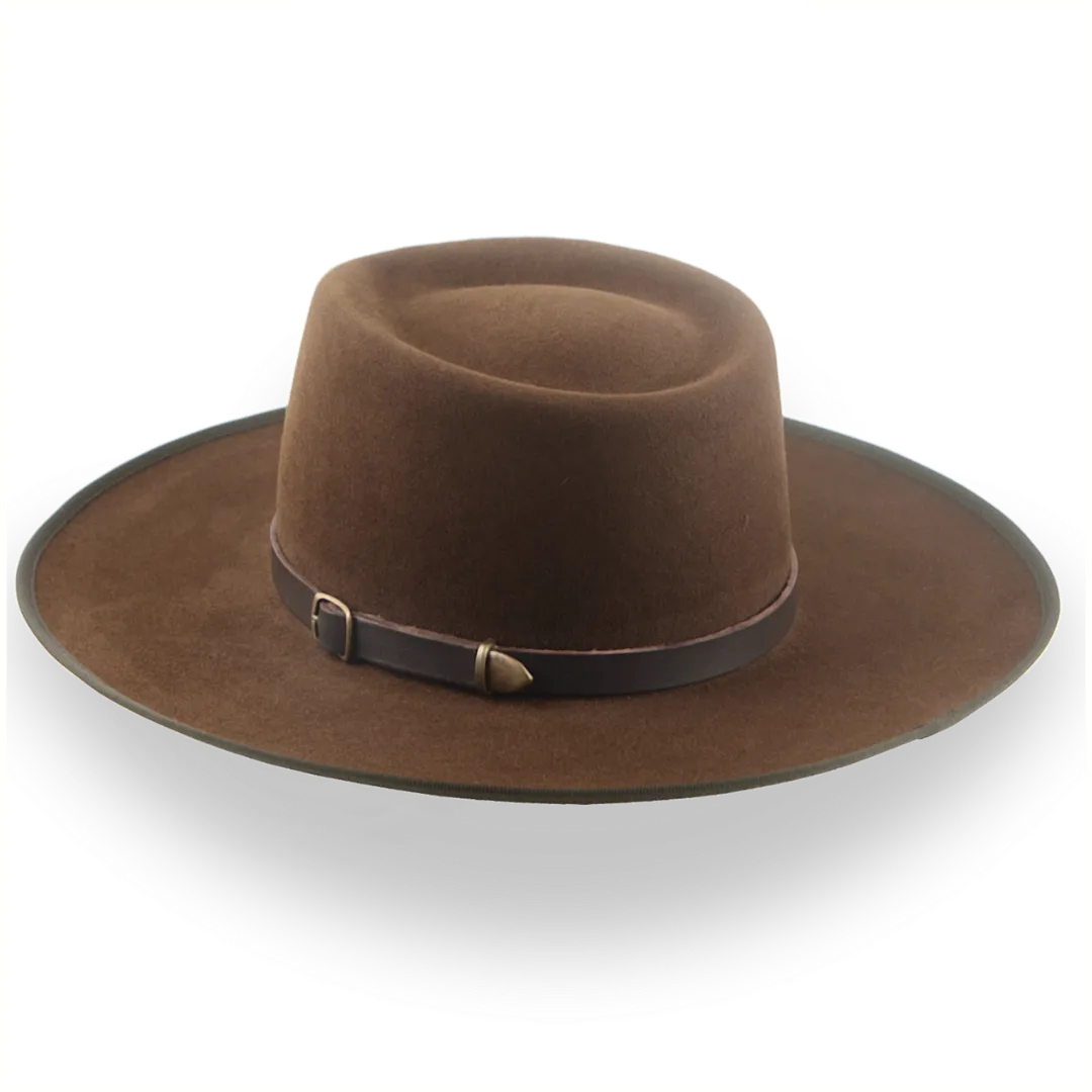 Brown Clint Eastwood Inspired Cowboy Hat in Durable Fur Felt | The Renegade