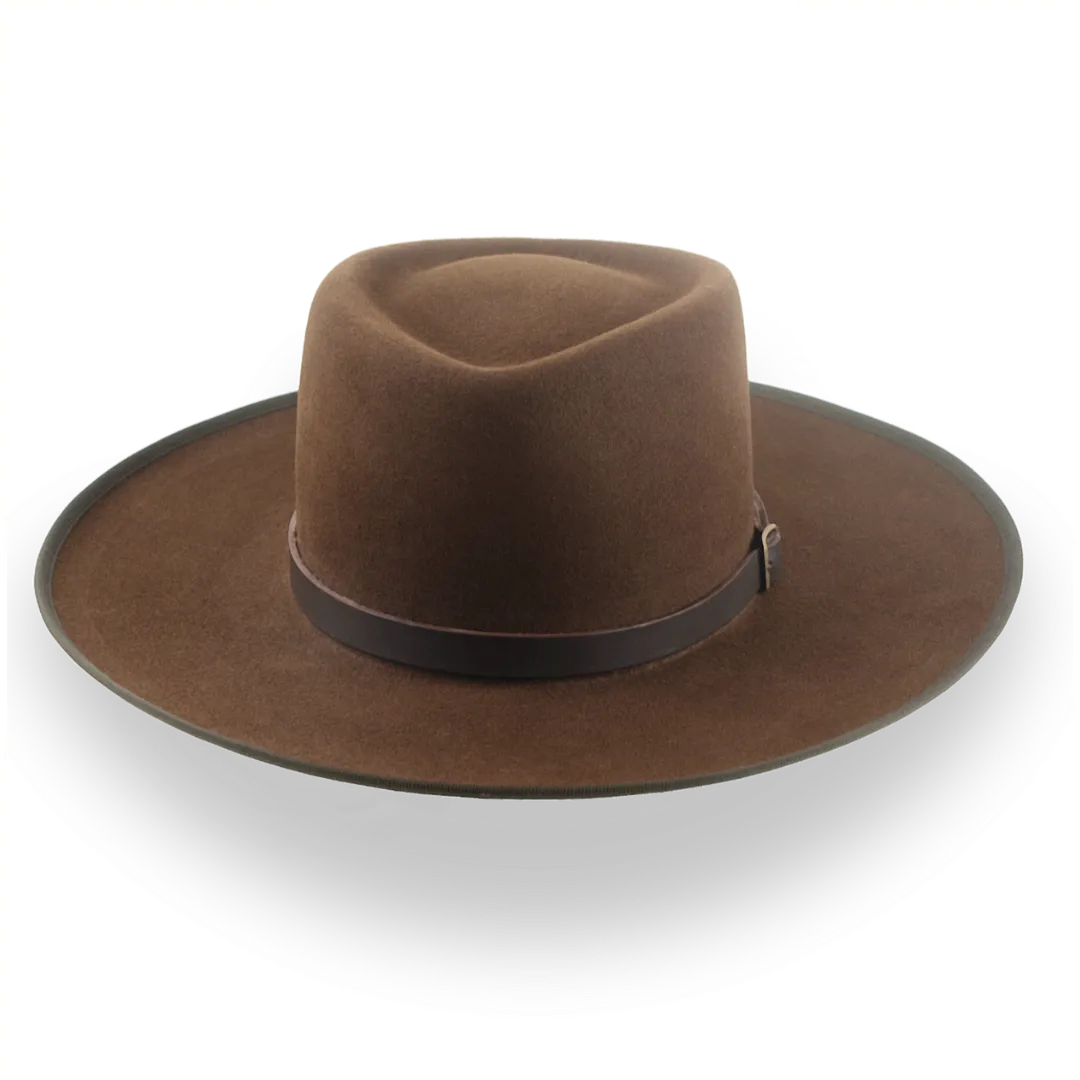 Brown Clint Eastwood Inspired Cowboy Hat in Durable Fur Felt | The Renegade