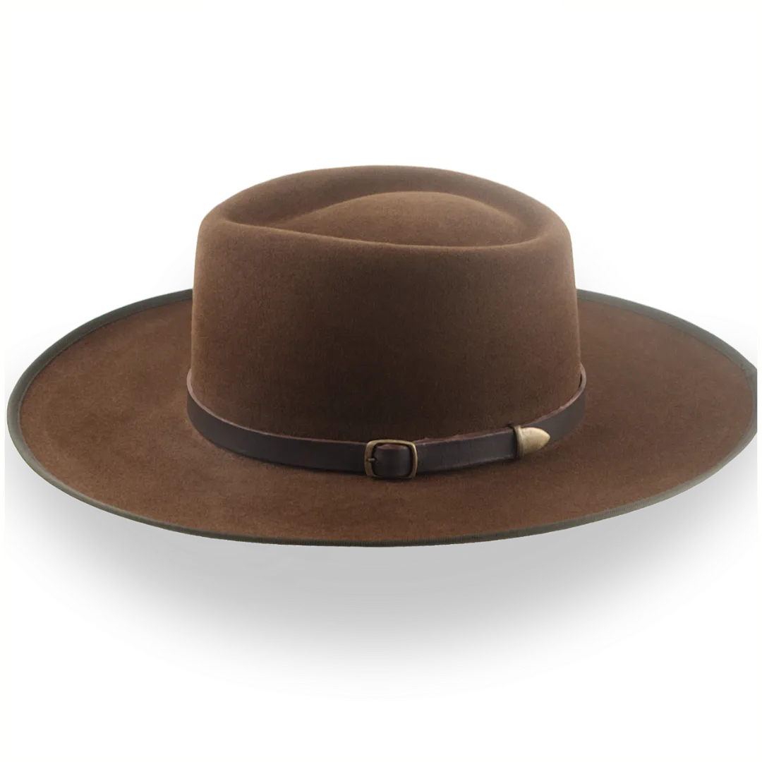 Brown Clint Eastwood Inspired Cowboy Hat in Durable Fur Felt | The Renegade