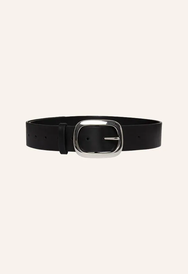 Classic Belt Black Silver