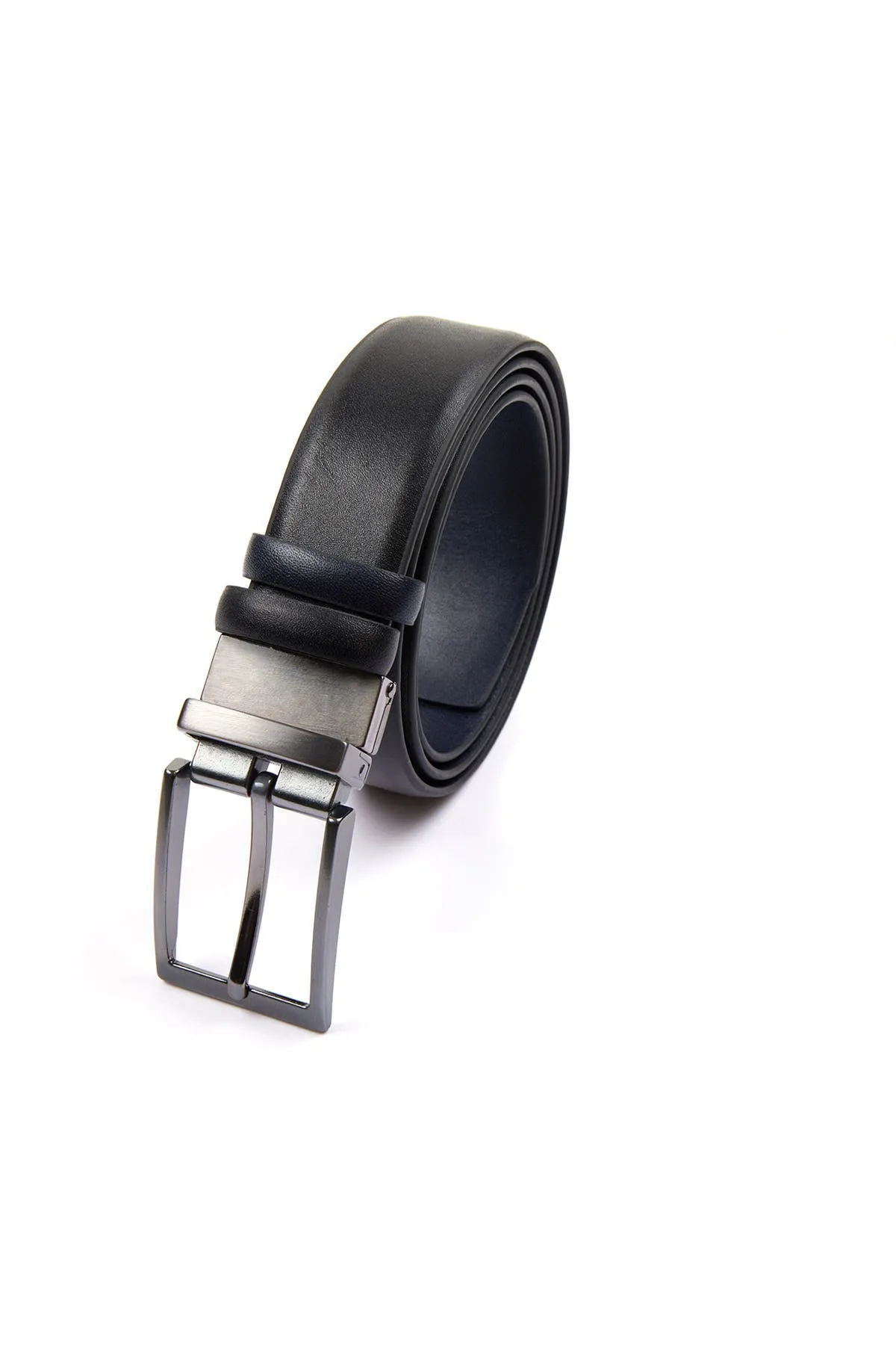 Classic Black Aniline - Navy Aniline Leather Belt