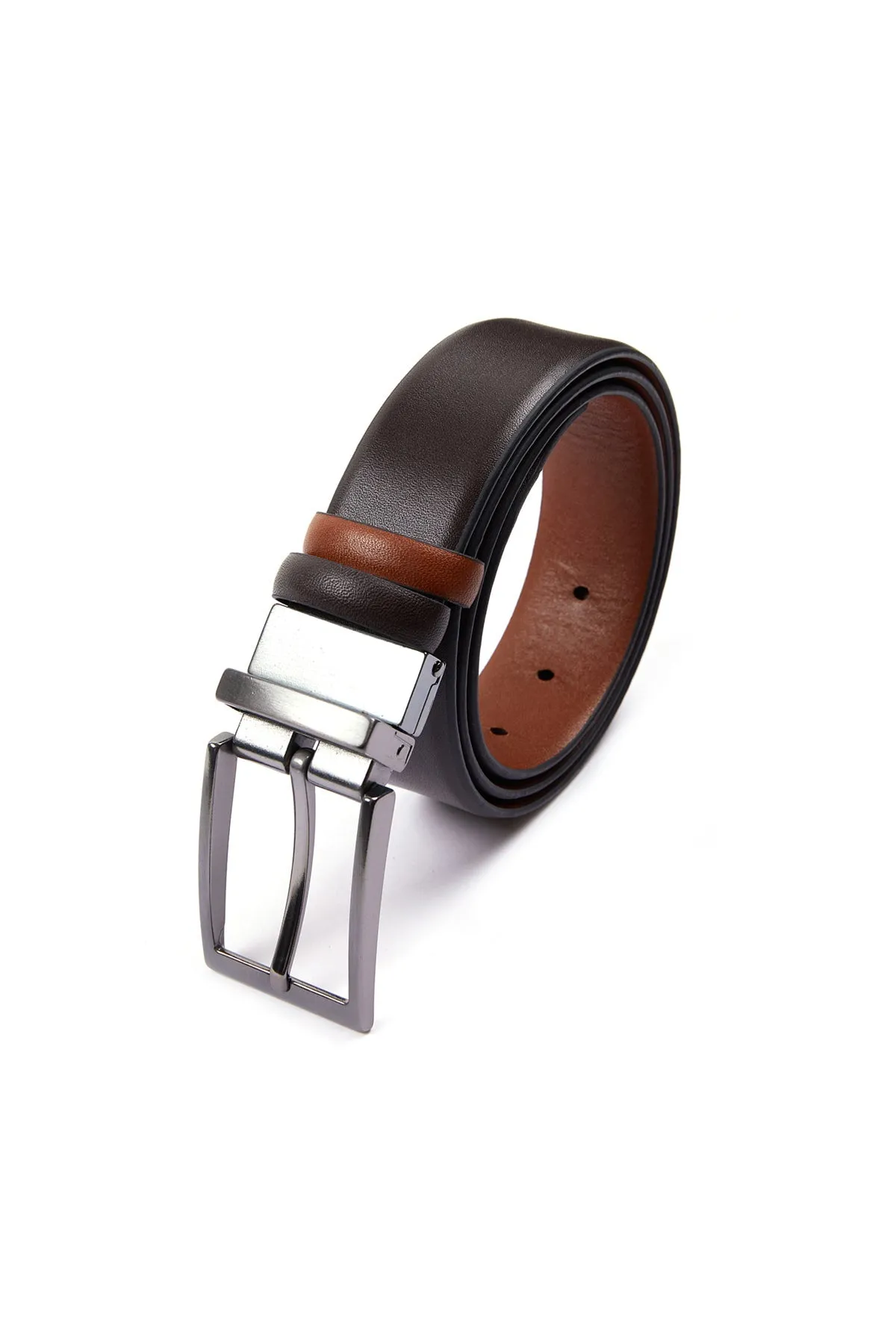 Classic Dark Tan - Brown Aniline Leather Belt