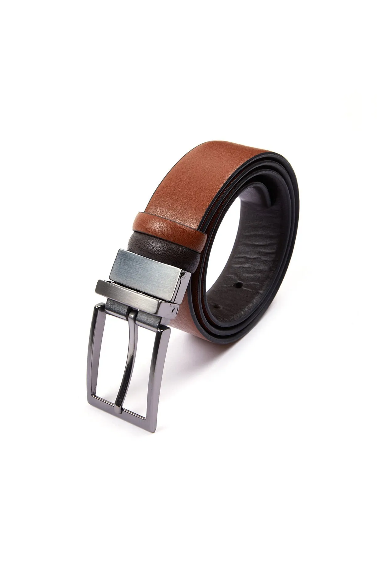 Classic Dark Tan - Brown Aniline Leather Belt