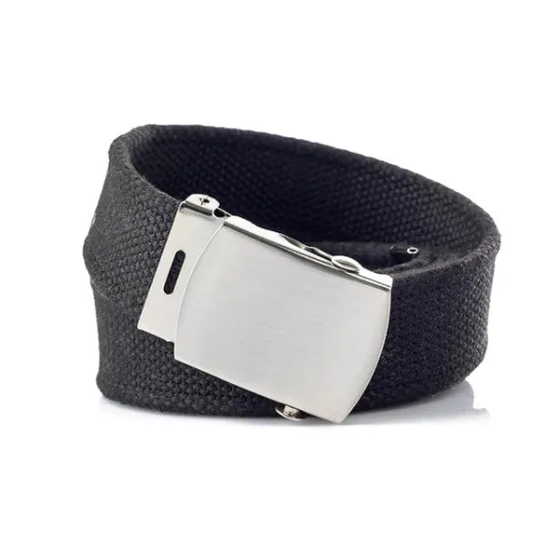 Classy Men Web Belt Black