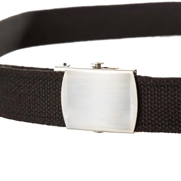 Classy Men Web Belt Black