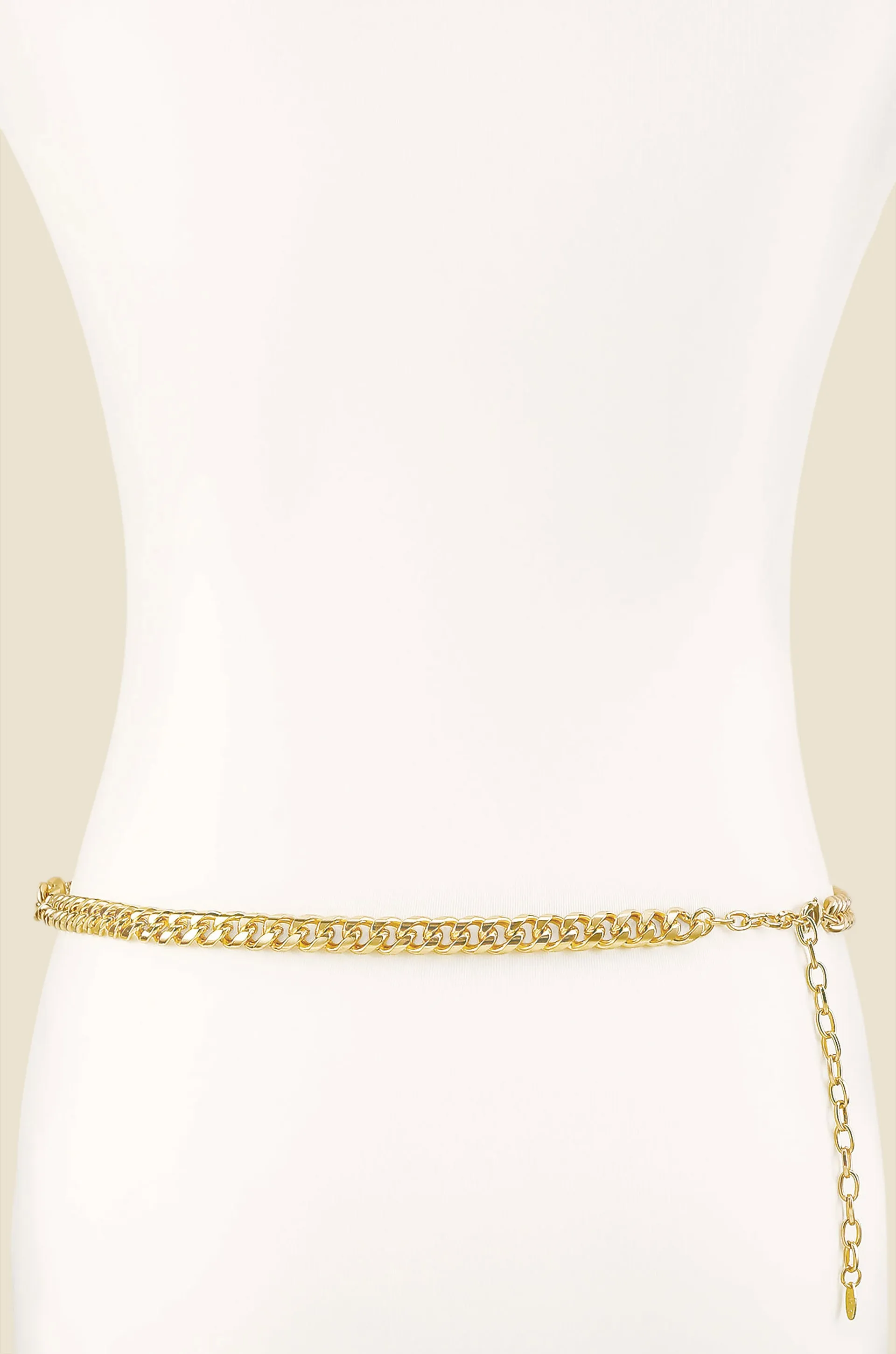 Crystal Interlocking Loops Chain Belt