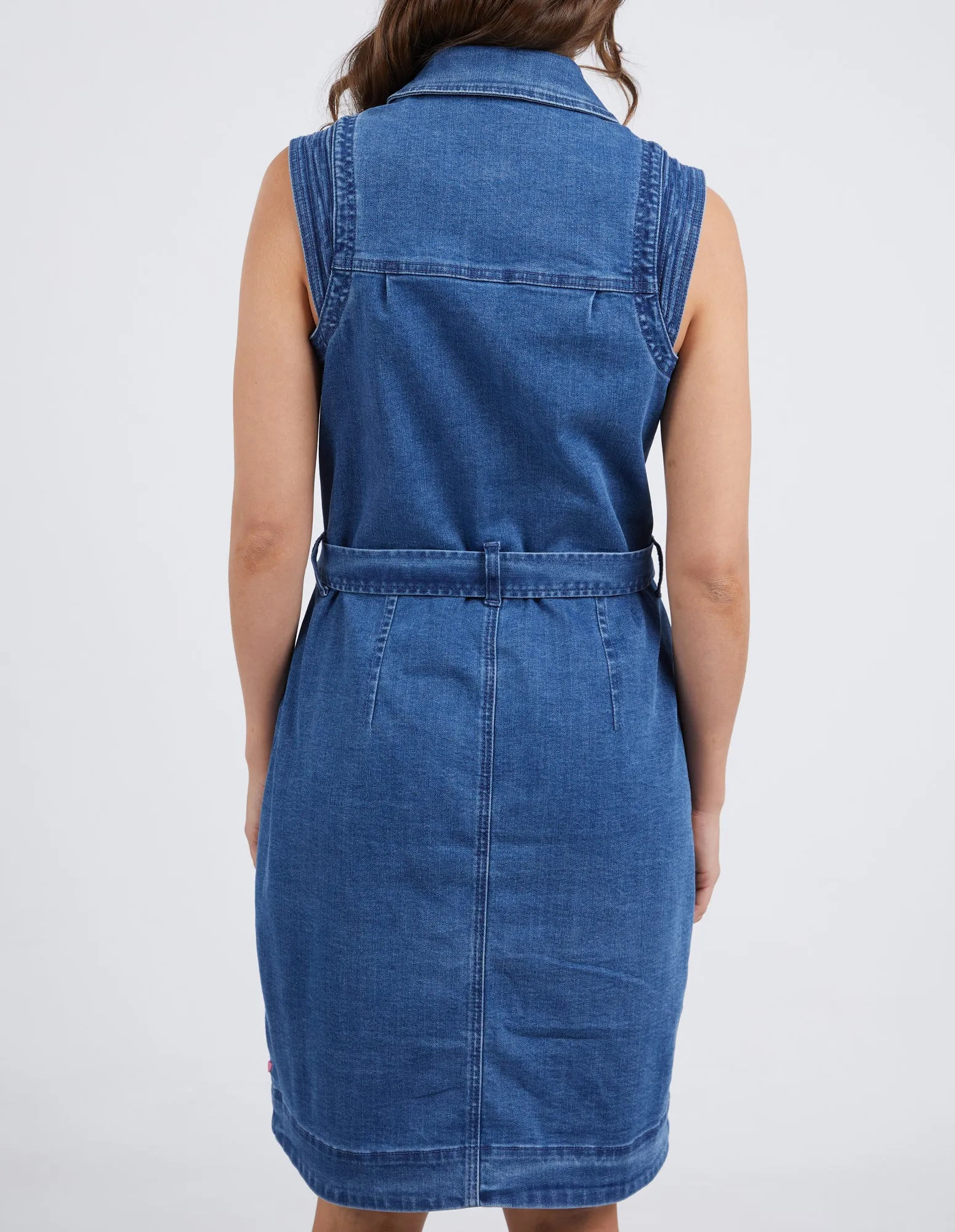 Daisy Denim Dress Blue Wash