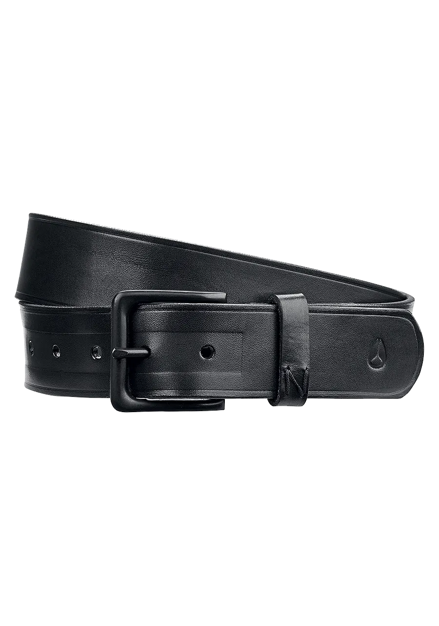 DNA Leather Belt - Black