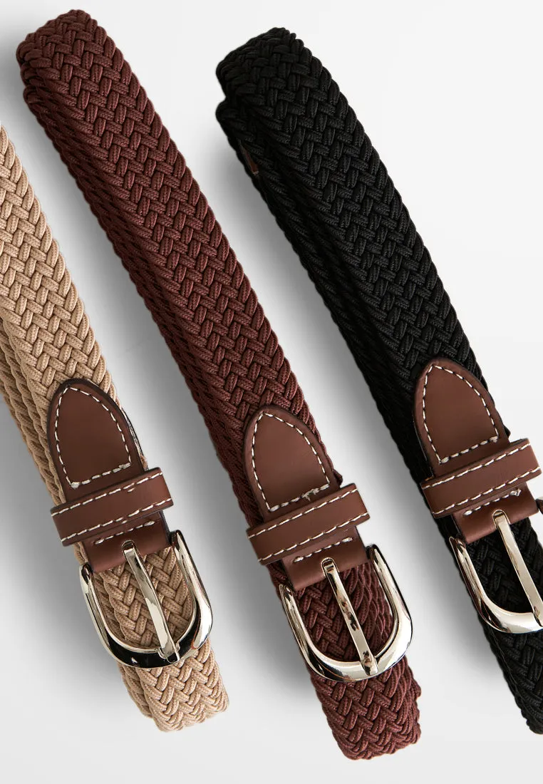 Ellen Elastic Hole-less Woven Belt