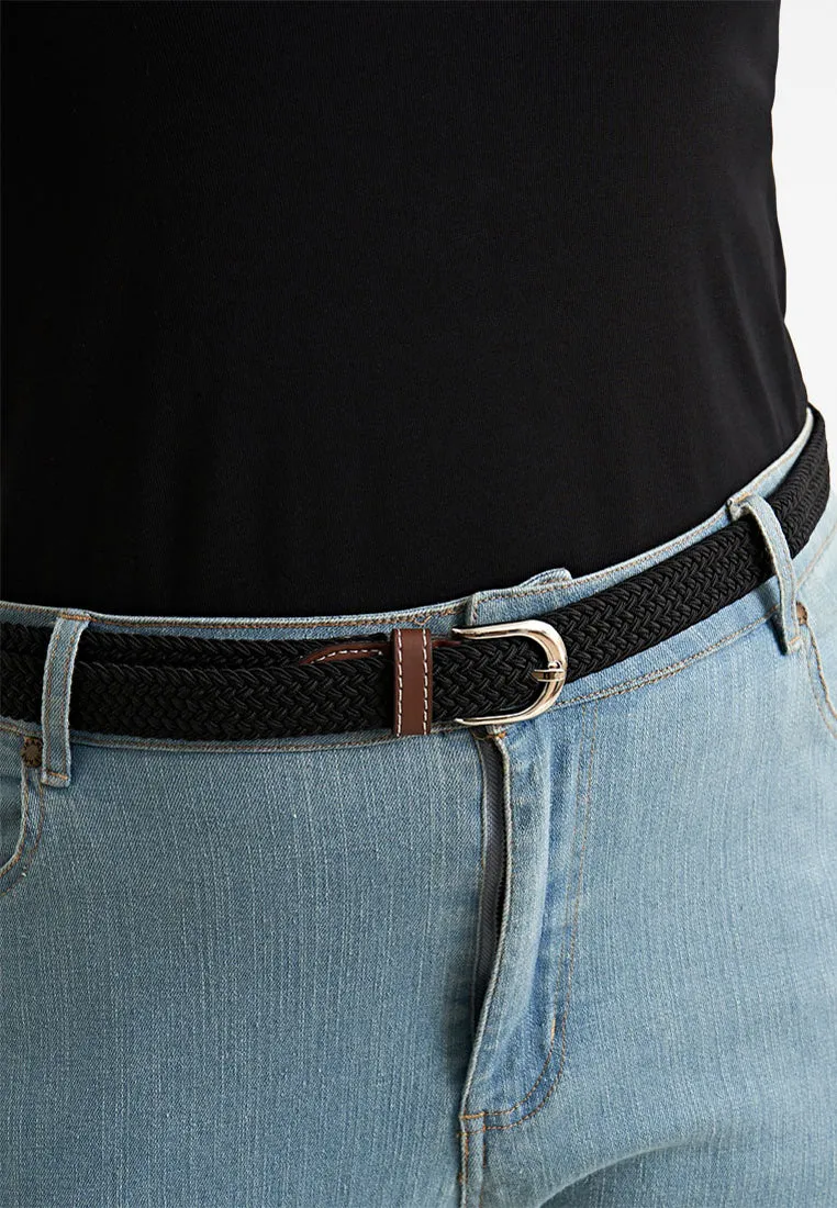 Ellen Elastic Hole-less Woven Belt