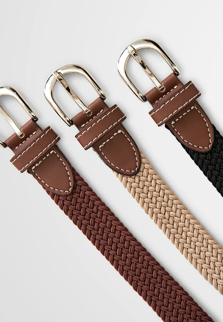 Ellen Elastic Hole-less Woven Belt