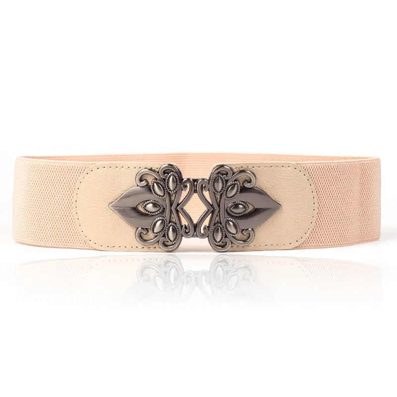 Fashionable Women's Wide Waist Seal Elastic Elastic Belt All-Match Women's Wide Belt Decoration