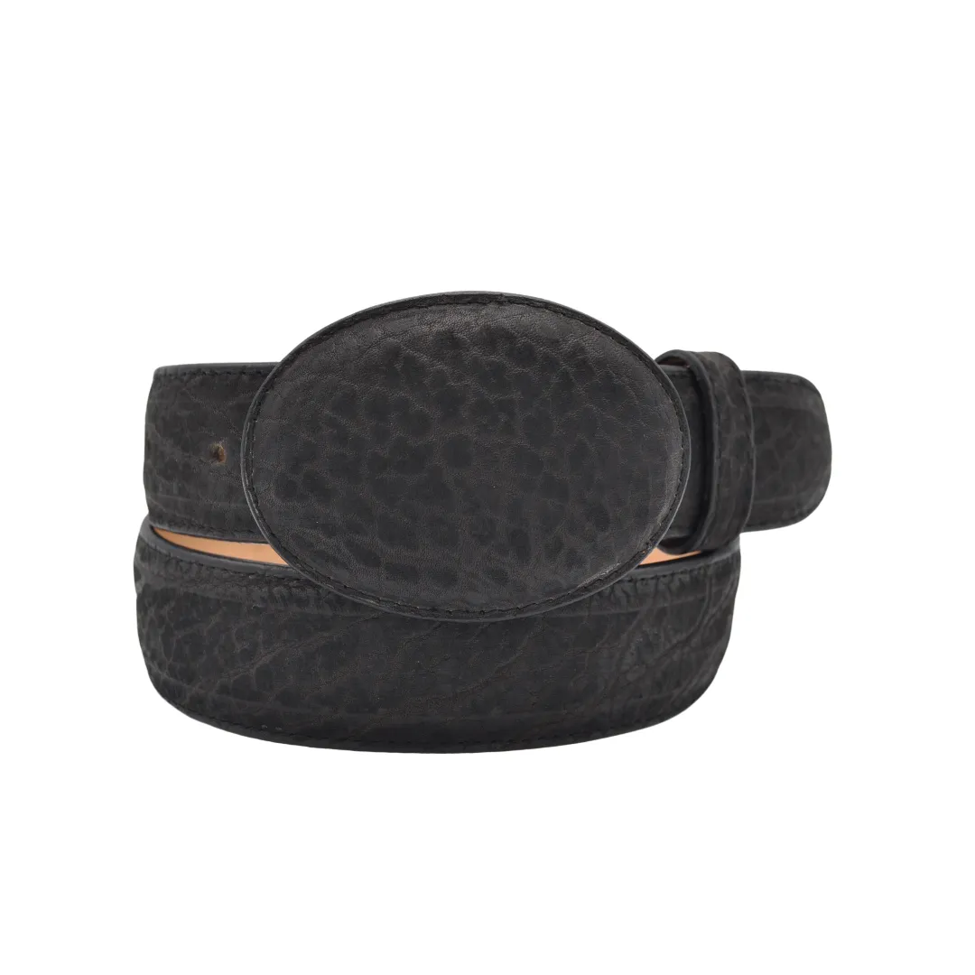 Gavel Men's Western Bullhide Belt - Black