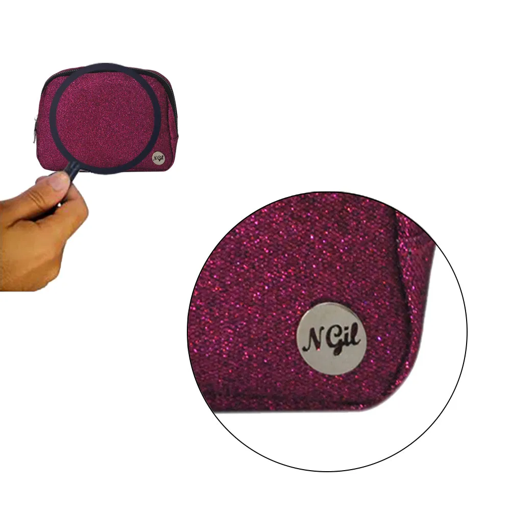 Hot Pink Glitter NGIL Belt Bag