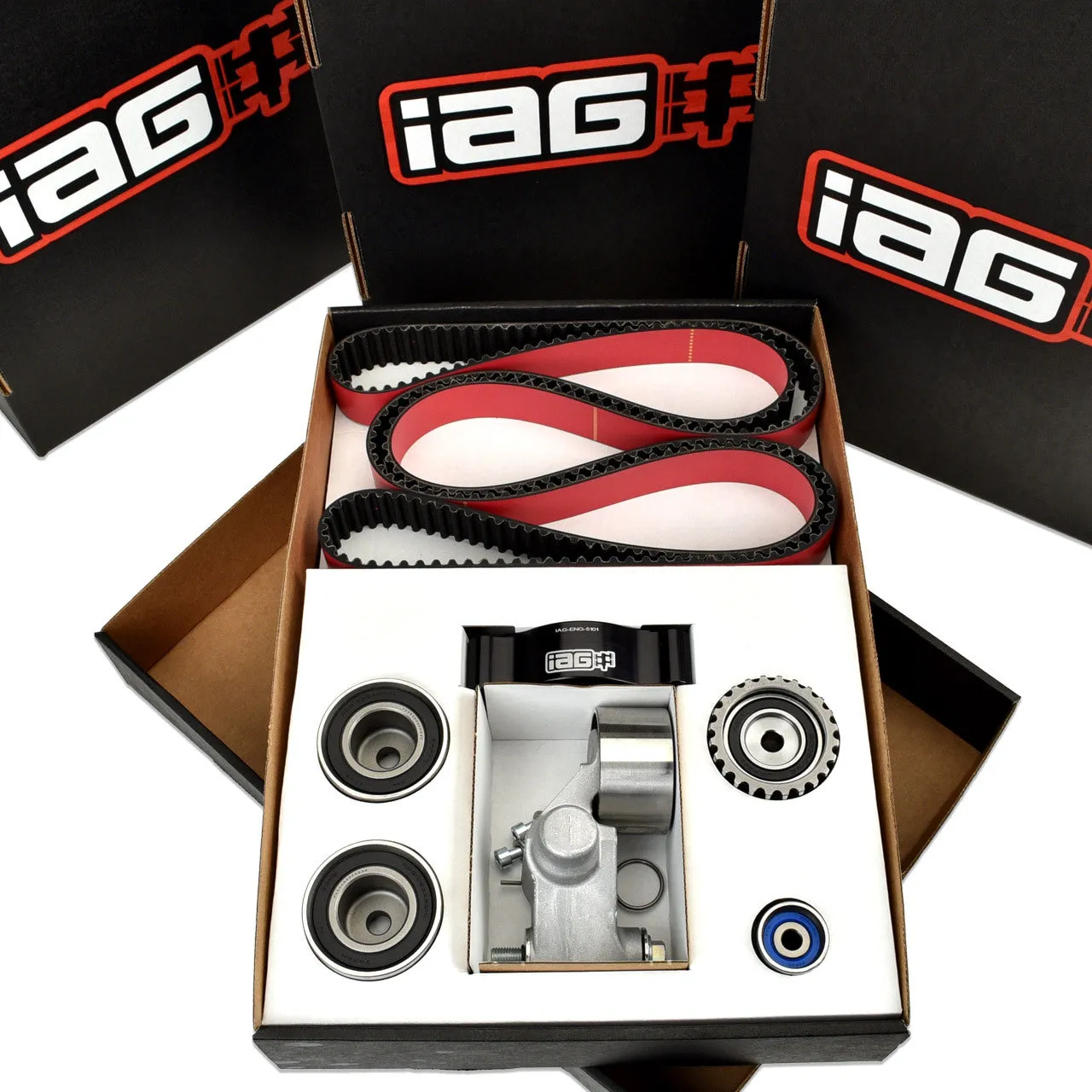 IAG Timing Belt Kit 2002-2014 WRX/2004-2018 STI, 2003-2013 Forester, 2005-2009 Legacy GT/Outback XT