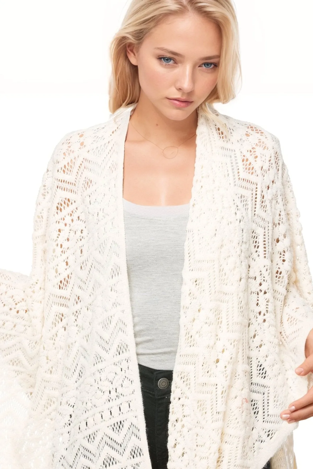 Joplin Novelty Knit Kimono