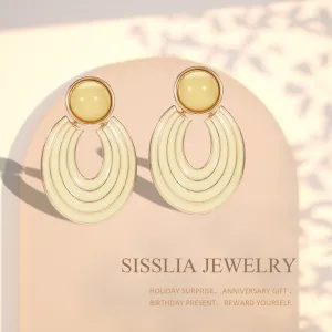 Luxury 925 Sterling Silver Earrings