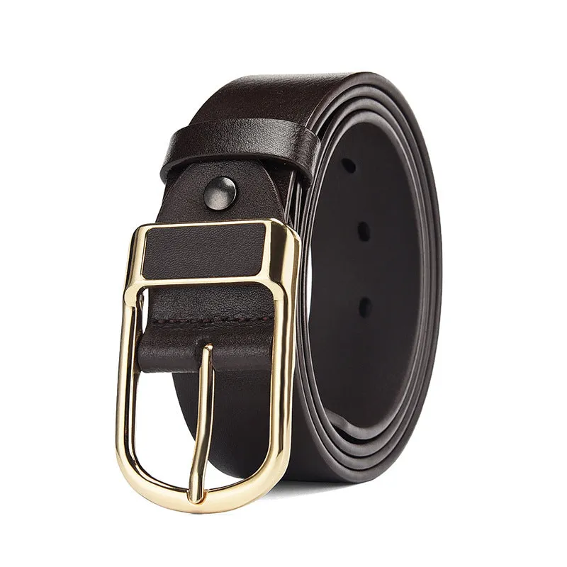 Men's Pin Buckle Belt Men's Korean-Style Casual All-Match Retro Men's Jeans Belt