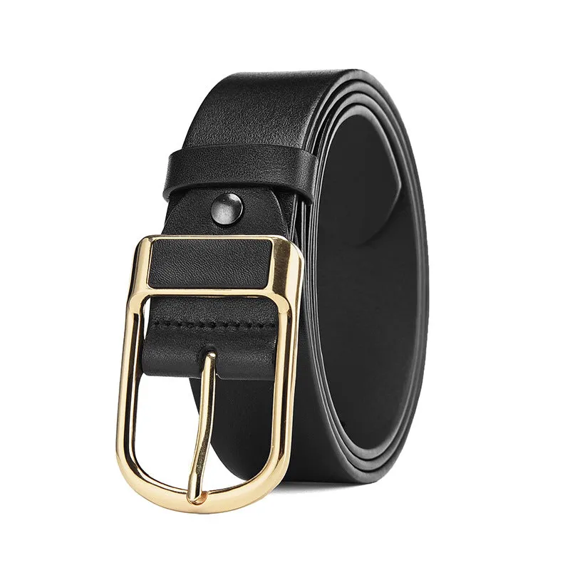 Men's Pin Buckle Belt Men's Korean-Style Casual All-Match Retro Men's Jeans Belt