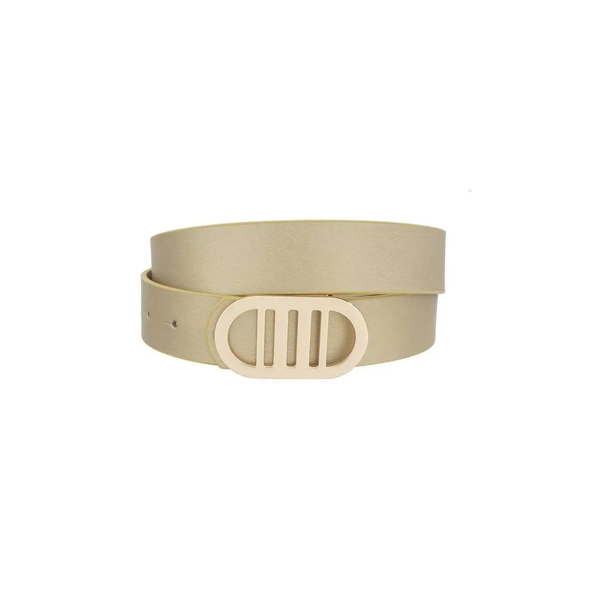 Modern Gridded Oval Standard Belt