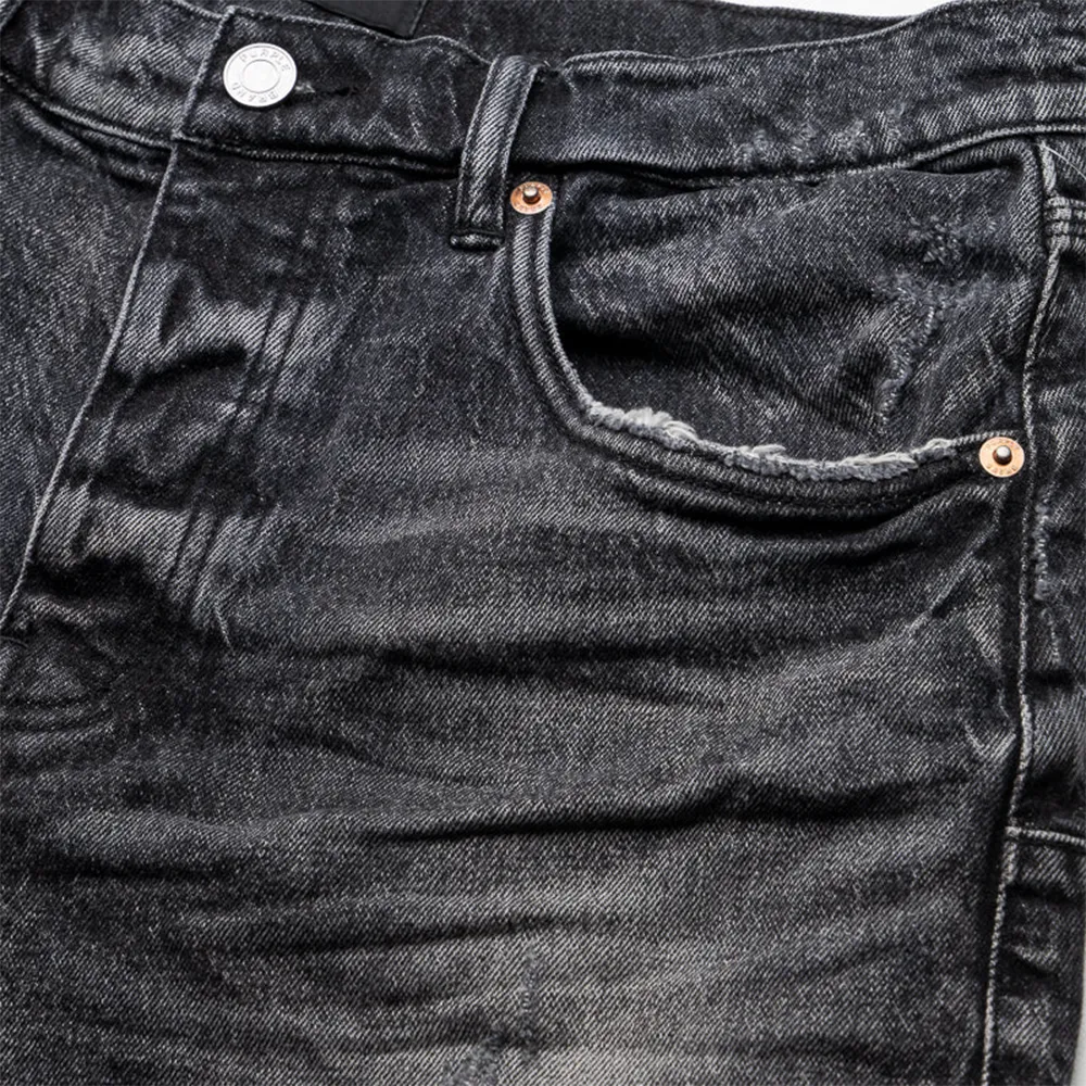 P005 Vintage Dirty Slim Denim 'Black'