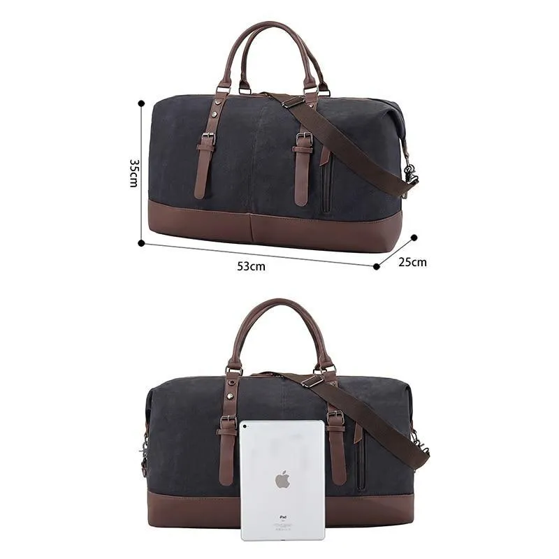 Paul Large Canvas Weekender Duffel Bag