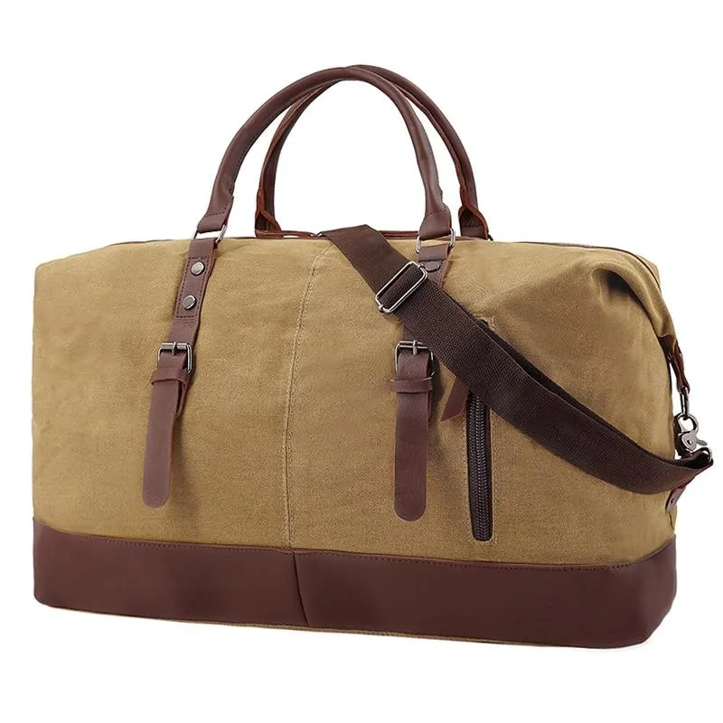 Paul Large Canvas Weekender Duffel Bag