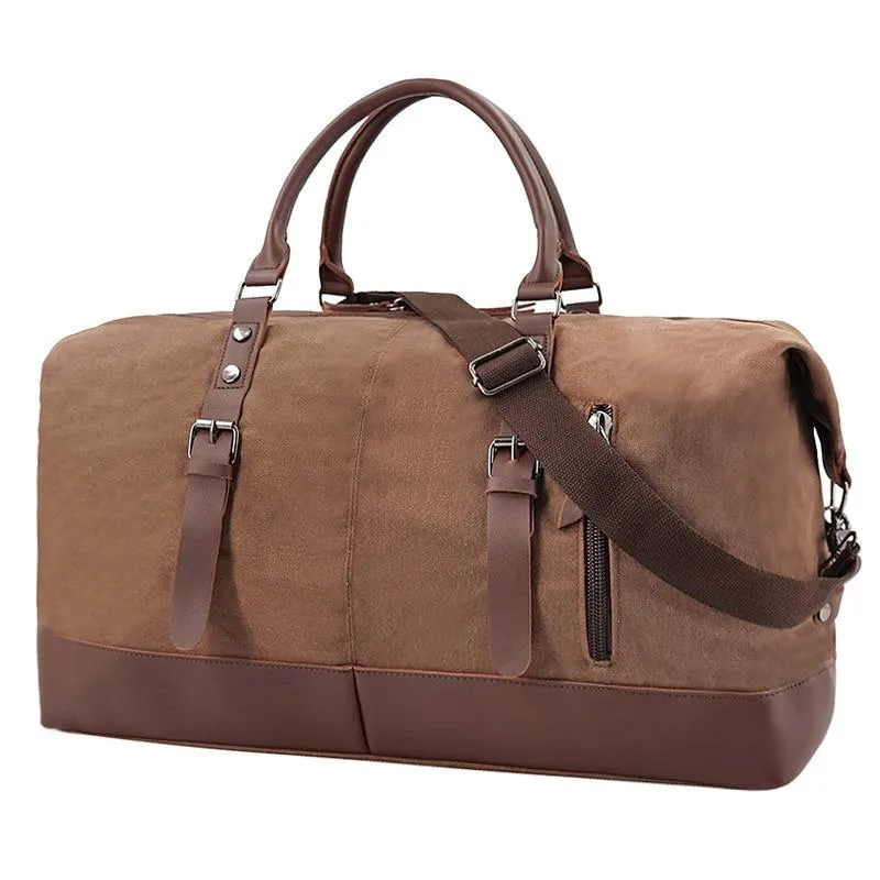 Paul Large Canvas Weekender Duffel Bag