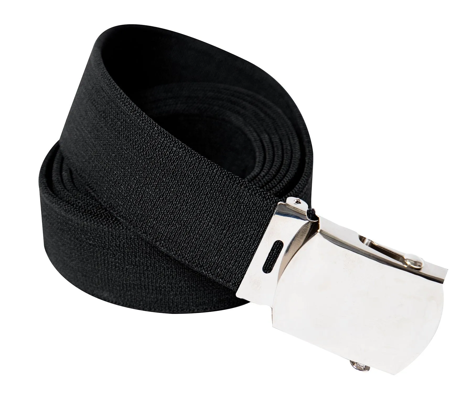 Rothco Elastic Stretch Web Belt - 54 Inches Long | Black